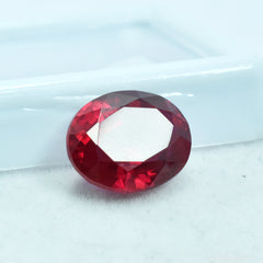 Natural Oval shape 9.80 Carat Ruby Red Mozambique Beautiful Gemstone Certified Loose Gemstone