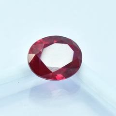 Natural Oval shape 9.80 Carat Ruby Red Mozambique Beautiful Gemstone Certified Loose Gemstone