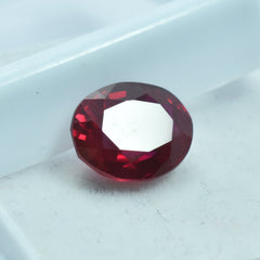 Beautiful Ruby Red 6.50 Ct Oval Cut Natural Pigeon Red Ruby Certified Loose Gemstone Detoxification By Red Ruby