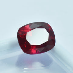 Mozambique Ruby Red Natural 9.10 Carat Cushion Cut Red Ruby Certified Loose Gemstone Pretty Rubies Red For Symbolism