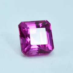 Genuine Sapphire Pink 9.70 Carat Square Shape Certified Natural Loose Gemstone Heirloom Quality Has Pink Sapphire