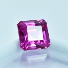 Genuine Sapphire Pink 9.70 Carat Square Shape Certified Natural Loose Gemstone Heirloom Quality Has Pink Sapphire