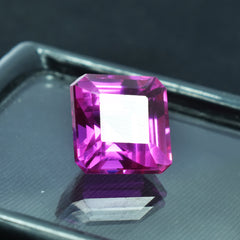 Genuine Sapphire Pink 9.70 Carat Square Shape Certified Natural Loose Gemstone Heirloom Quality Has Pink Sapphire