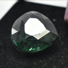 Perfect Tourmaline Pure Natural 10.15 Carat Pear Cut Certified Deep Green Loose Gemstone Manage Emotional Well-Being & Creativity