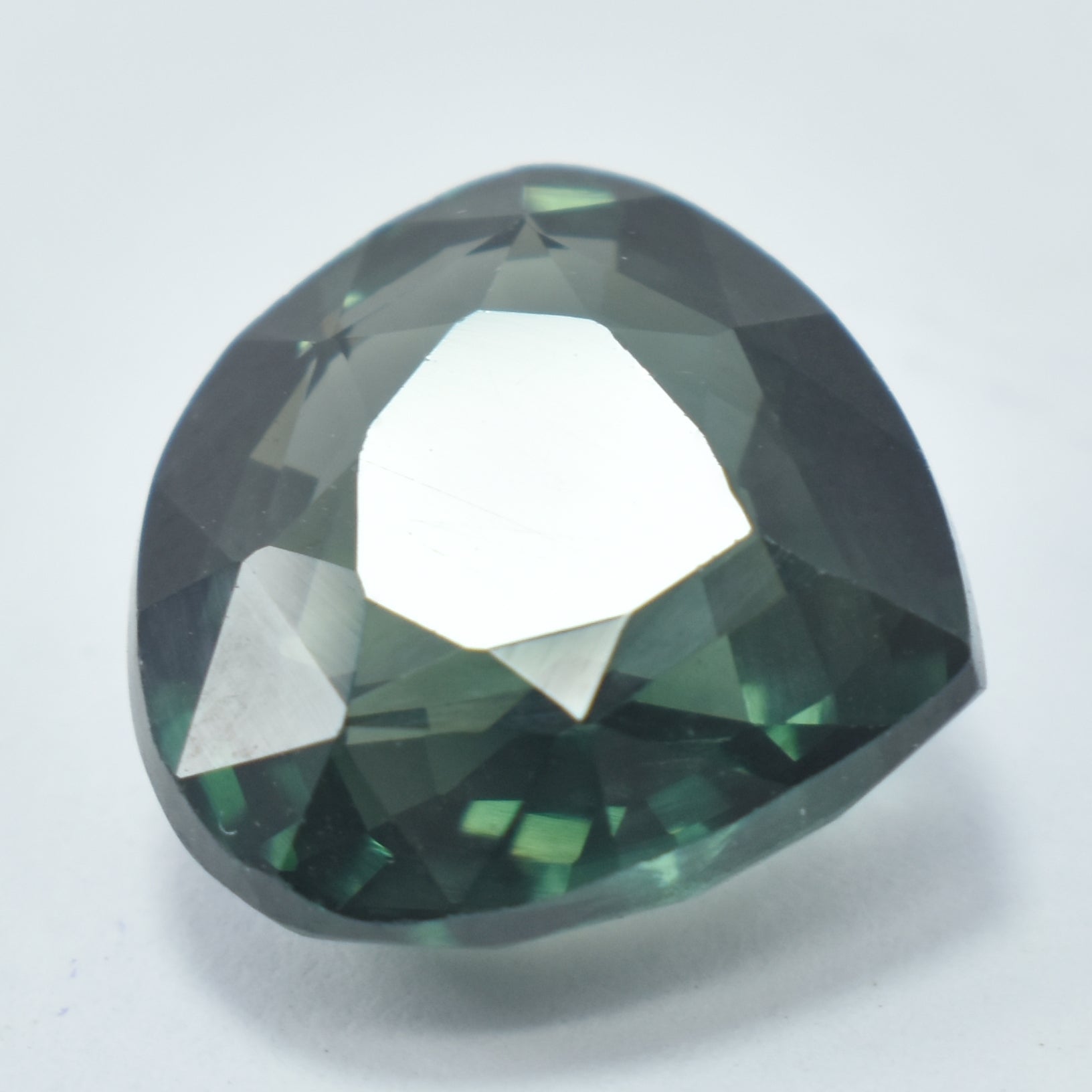 Perfect Tourmaline Pure Natural 10.15 Carat Pear Cut Certified Deep Green Loose Gemstone Manage Emotional Well-Being & Creativity