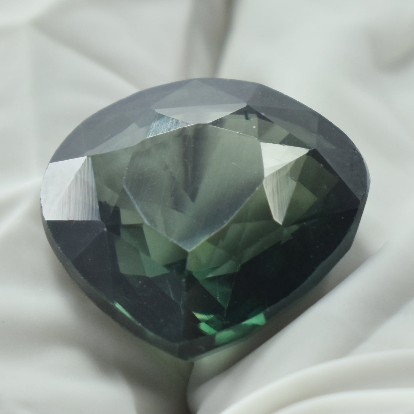 Perfect Tourmaline Pure Natural 10.15 Carat Pear Cut Certified Deep Green Loose Gemstone Manage Emotional Well-Being & Creativity