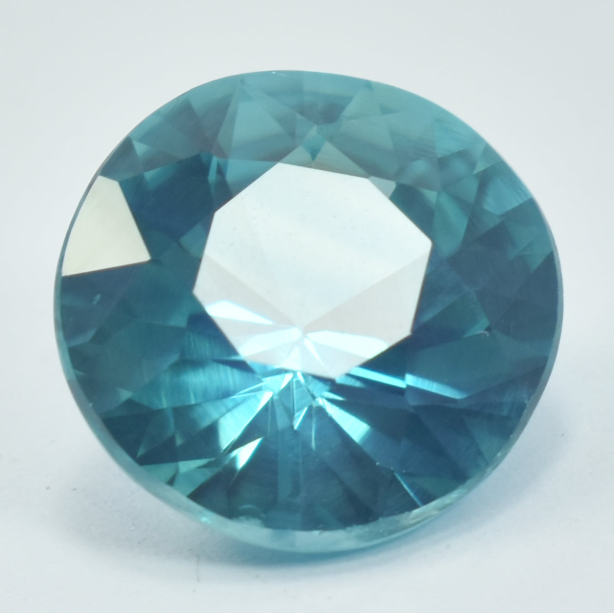 Bluish Green 7.60 Carat Certified Montana Sapphire Round Cut Natural Loose Gemstone Sapphire Gem Best For Communication and Expression & Protection