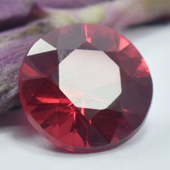 Certified 9.35 Carat Natural Padparadscha Sapphire Round Cut Loose Gemstone Sri-Lanka's Sapphire Gemstone