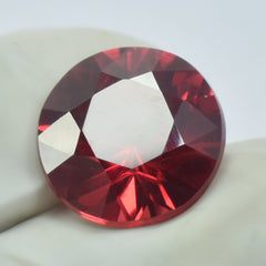 Certified 9.35 Carat Natural Padparadscha Sapphire Round Cut Loose Gemstone Sri-Lanka's Sapphire Gemstone