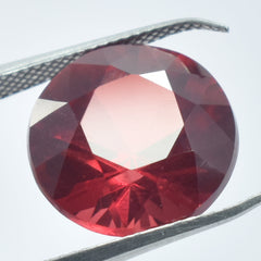 Certified 9.35 Carat Natural Padparadscha Sapphire Round Cut Loose Gemstone Sri-Lanka's Sapphire Gemstone