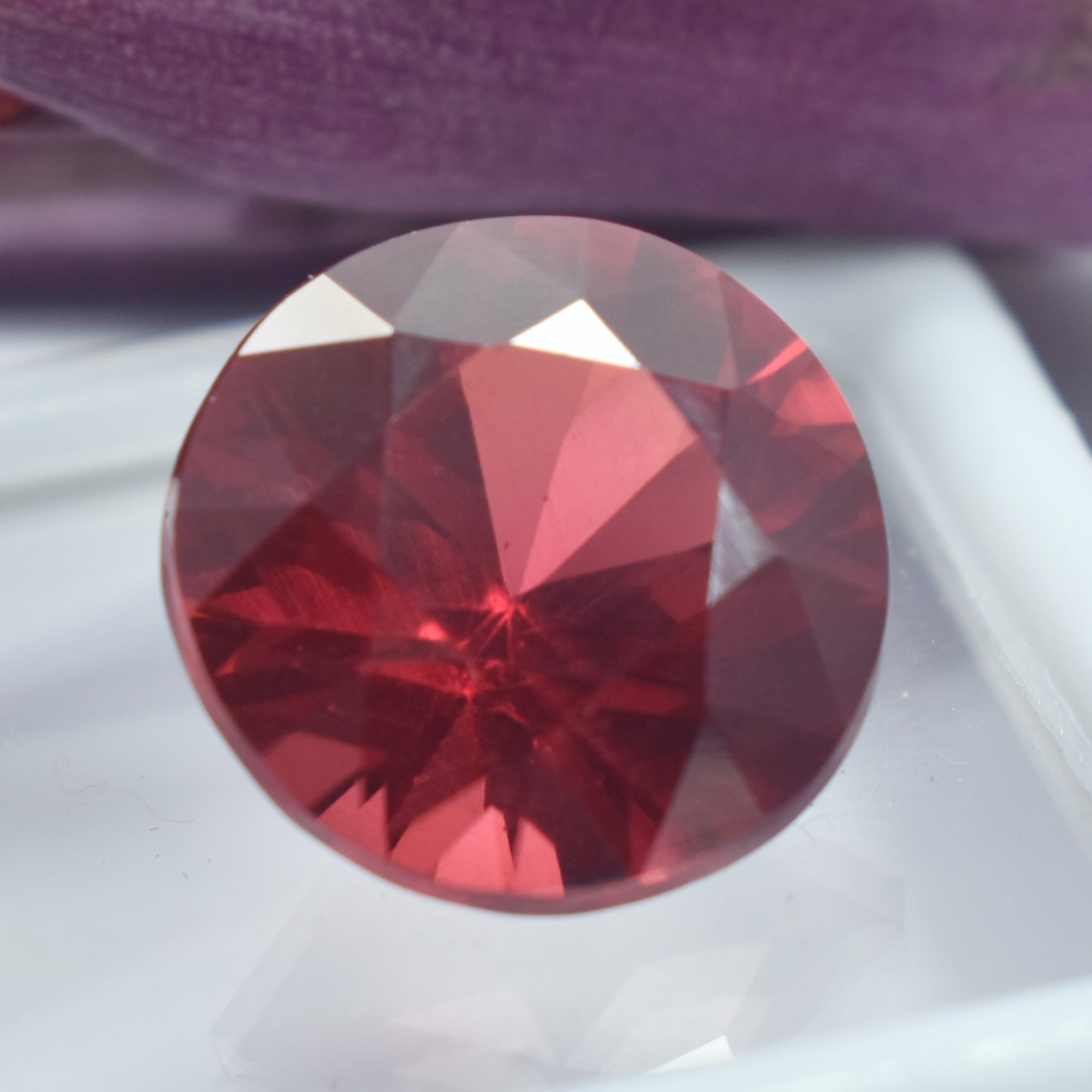 Certified 9.35 Carat Natural Padparadscha Sapphire Round Cut Loose Gemstone Sri-Lanka's Sapphire Gemstone