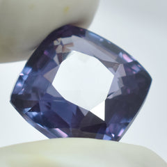 Perfect Color-Change 9.40 Carat Square Cushion Cut Natural Alexandrite Loose Gemstone Rare and Valuable Alex Stone