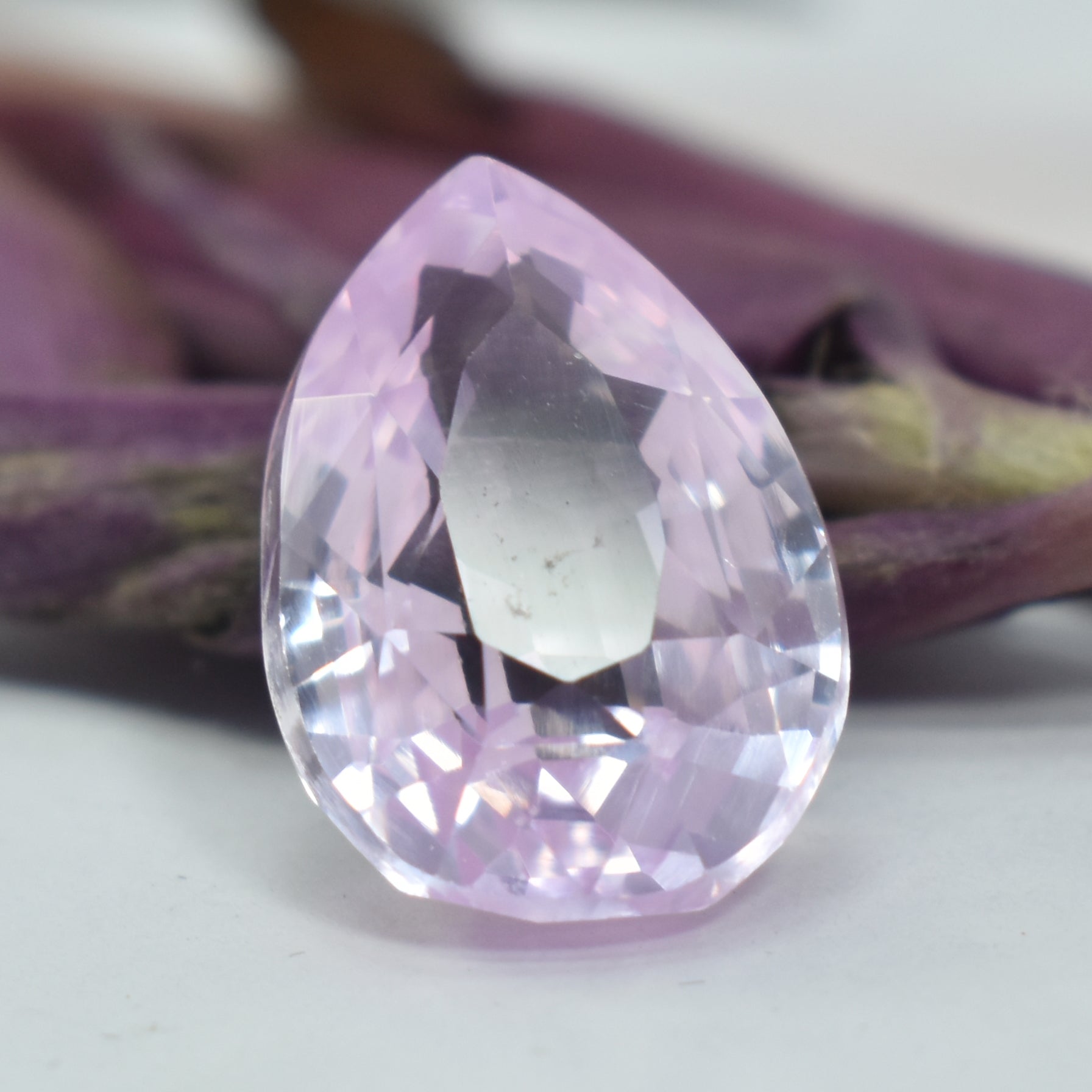 Perfect Natural Pink Sapphire 10.80 Carat Pear Cut Certified Loose Gemstone Sapphire Jewelry