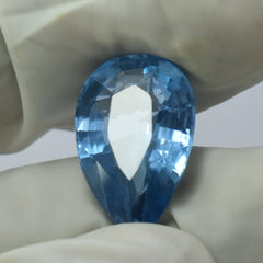 Impressive Sapphire Gemstone 7.15 Carat Pear Cut Natural Sapphire Blue Certified Loose Gemstone