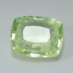 Stunning  Green Sapphire From Sri-Lanka 7.20 Carat Natural Cushion Cut Certified Bluish Green Sapphire Loose Gemstone