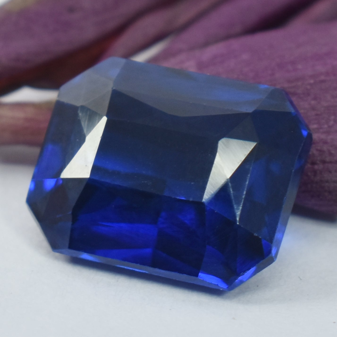 Tanzania's Best Tanzanite Gem 9.85 Carat Emerald Cut Certified Blue Tanzanite Natural Loose Gemstone Tanzanite Best For Mental Clarity & Physical Healing