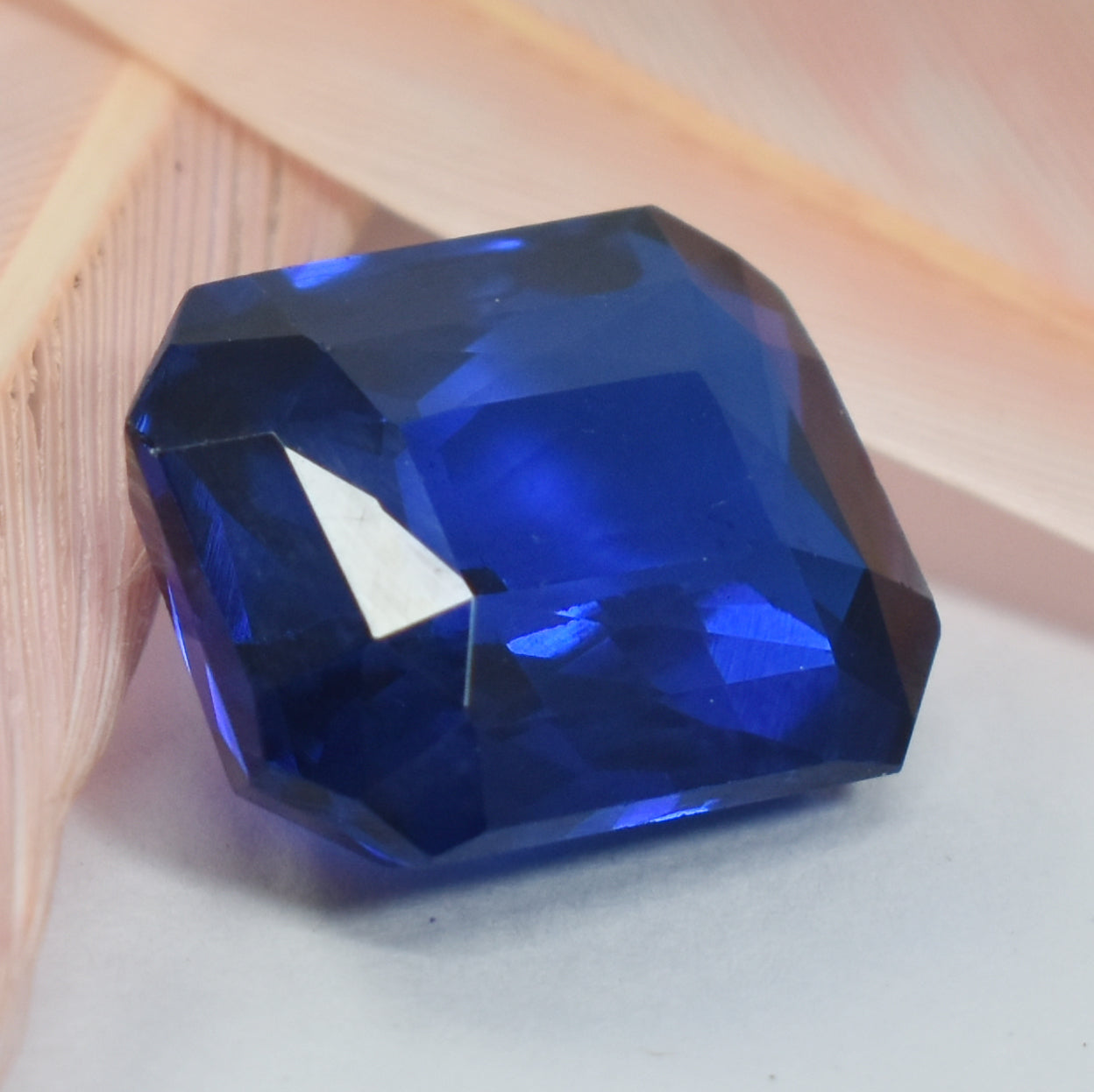 Tanzania's Best Tanzanite Gem 9.85 Carat Emerald Cut Certified Blue Tanzanite Natural Loose Gemstone Tanzanite Best For Mental Clarity & Physical Healing