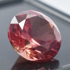 Natural Padparadscha Sapphire 7.95 Carat Round Cut Certified Natural Loose Gemstone Perfect Stone For Bracelets