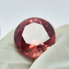 Natural Padparadscha Sapphire 7.95 Carat Round Cut Certified Natural Loose Gemstone Perfect Stone For Bracelets