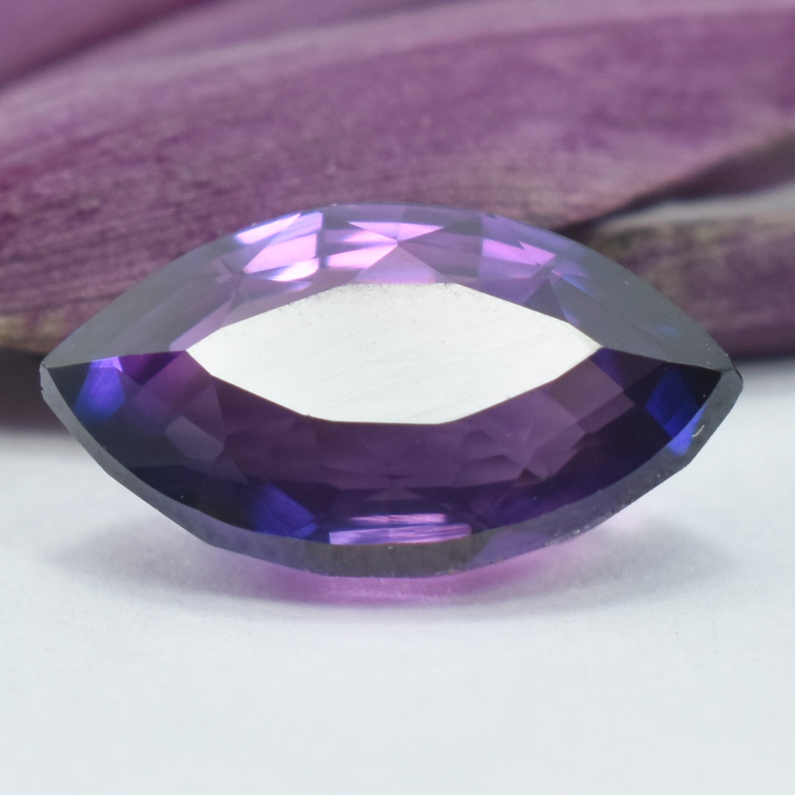 Spiritual and Emotional Healing Tanzanite Gem Natural Marquise Cut 6.80 Carat Certified Purple Tanzanite Loose Gemstone