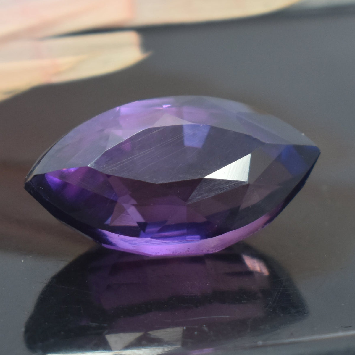 Spiritual and Emotional Healing Tanzanite Gem Natural Marquise Cut 6.80 Carat Certified Purple Tanzanite Loose Gemstone