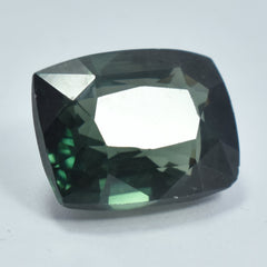 Deep Green Tourmaline Loose Gemstone Natural 10.85 Carat Cushion Cut Certified Tourmaline Gem Improved Circulation