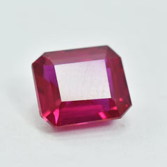 Red Ruby Form Burma Beautiful Gem 3.10 Carat Certified Emerald Cut Natural Loose Gemstone Ring Size Gemstone