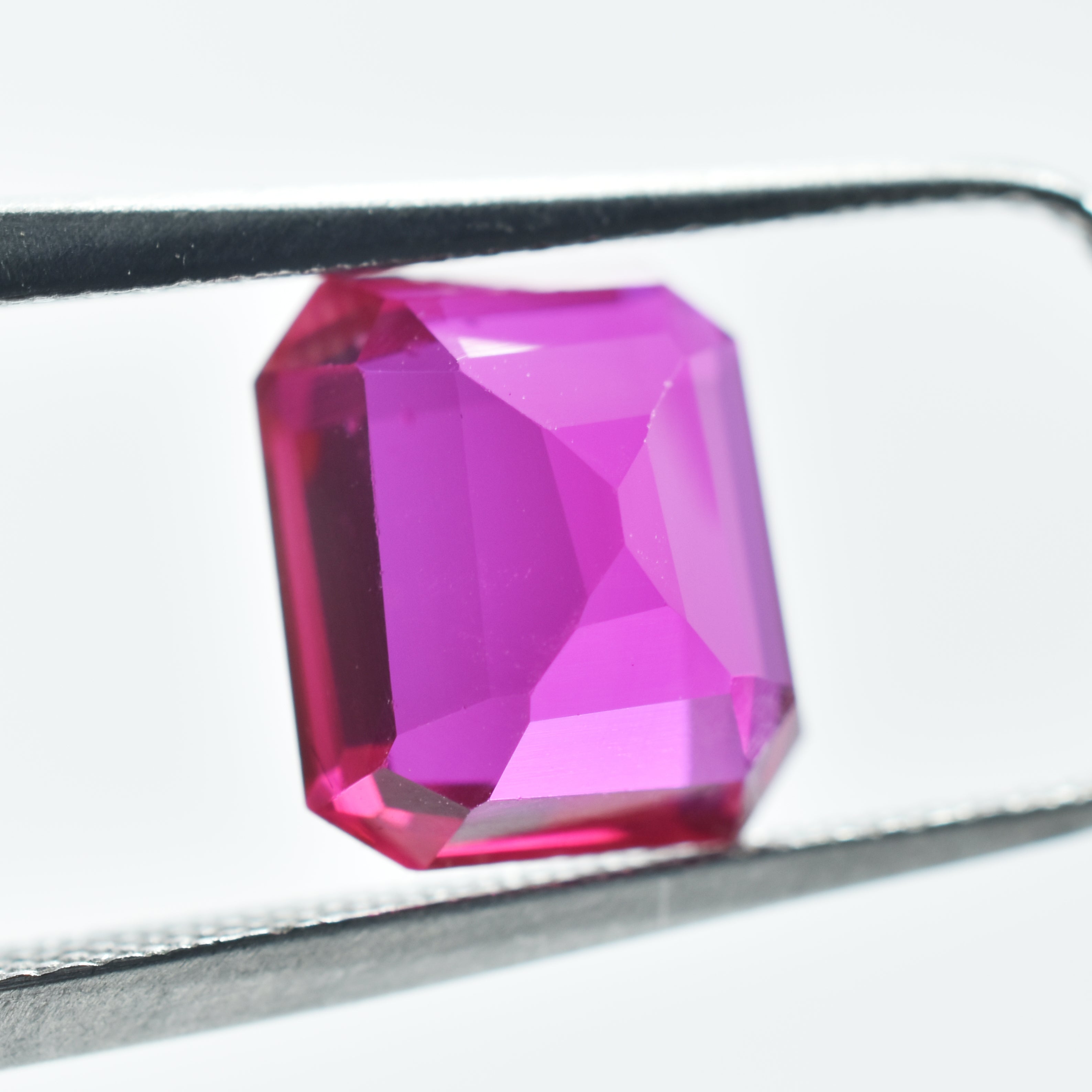 Red Ruby Form Burma Beautiful Gem 3.10 Carat Certified Emerald Cut Natural Loose Gemstone Ring Size Gemstone