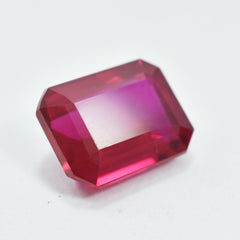 Beautiful Rubies 5.10 Carat Rare Red Ruby Emerald Cut Certified Natural Loose Gemstone Red Ruby Best For Physical Healing