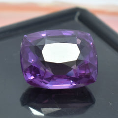 Stunning Natural Purple Tanzanite Gemstone Cushion Cut 9.45 Carat Certified Tanzanite Loose Gemstone