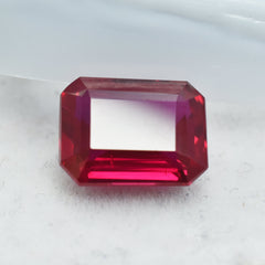 Beautiful Rubies 5.10 Carat Rare Red Ruby Emerald Cut Certified Natural Loose Gemstone Red Ruby Best For Physical Healing