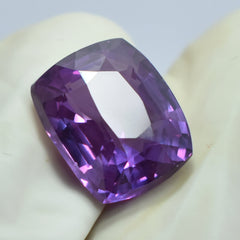 Stunning Natural Purple Tanzanite Gemstone Cushion Cut 9.45 Carat Certified Tanzanite Loose Gemstone