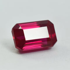 Mozambique Ruby 3.95 Ct Emerald Cut Certified Red Ruby Natural Loose Gemstone Best Offer On Rubied Red Gem