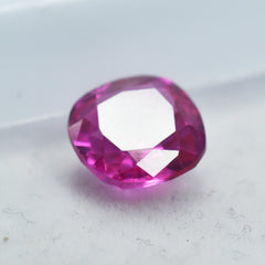 Pink Sapphire 3.60 Carat Square Cut Certified Natural Loose Gemstone Best For Emotional Balance Pink Sapphire Gem