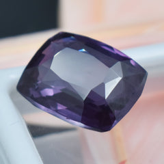 Perfect Alex Cushion Cut 9.60 Carat Certified Natural Alexandrite Color-Change Loose Gemstone