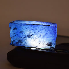 Best Price !! Blue Sapphire Rough 400 Ct Certified Natural Uncut Healing Earth Mined Uncut Sapphire Gems Rough Free Delivery Free Gift