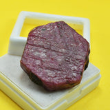 Natural Red Ruby Rough CERTIFIED 120.56 Ct Raw Rough Loose Gemstone Premium Quality Very Big Size Healing Earth Mined Uncut Chunk Red Ruby Gemstone Rough