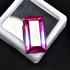 Sri Lanka Sapphire For Ring/Pendant Making !! 18.30 Carat Natural Sapphire Emerald Cut Certified Loose Gemstone