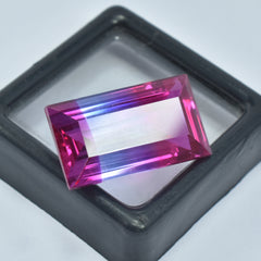 Sri Lanka Sapphire For Ring/Pendant Making !! 18.30 Carat Natural Sapphire Emerald Cut Certified Loose Gemstone