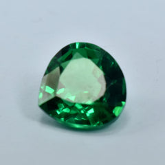 Natural Tsavorite Green Garnet Pear Shape 10.85 Ct Certified Green Garnet From Brazil Loose Gemstone