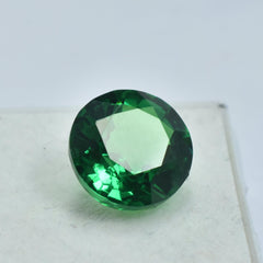 10.90 Carat Round Shape Natural Tsavorite Garnet Certified Green Garnet Loose Gemstone