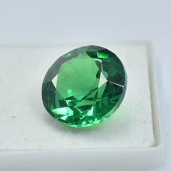 10.90 Carat Round Shape Natural Tsavorite Garnet Certified Green Garnet Loose Gemstone