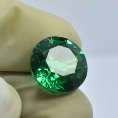 10.90 Carat Round Shape Natural Tsavorite Garnet Certified Green Garnet Loose Gemstone