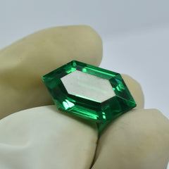 Tsavorite Natural Green Garnet Fancy Shape 10.75 Carat Certified Garnet Loose Gemstone Brazilian Stone