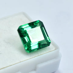 Certified Green Garnet Natural Tsavorite Garnet Square Shape 9.15 Carat  Loose Gemstone