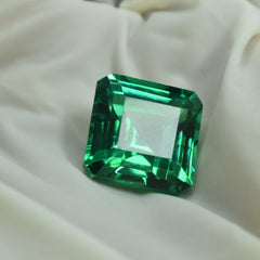 Certified Green Garnet Natural Tsavorite Garnet Square Shape 9.15 Carat  Loose Gemstone