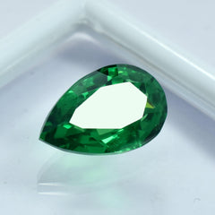 Certified Natural Green Garnet Pear Shape 7.65 Carat Garnet Pendant Size Loose Gemstone