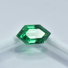 Natural 9.55 Carat Green Garnet Fancy Shape Certified Garnet Pendant Size Loose Gemstone