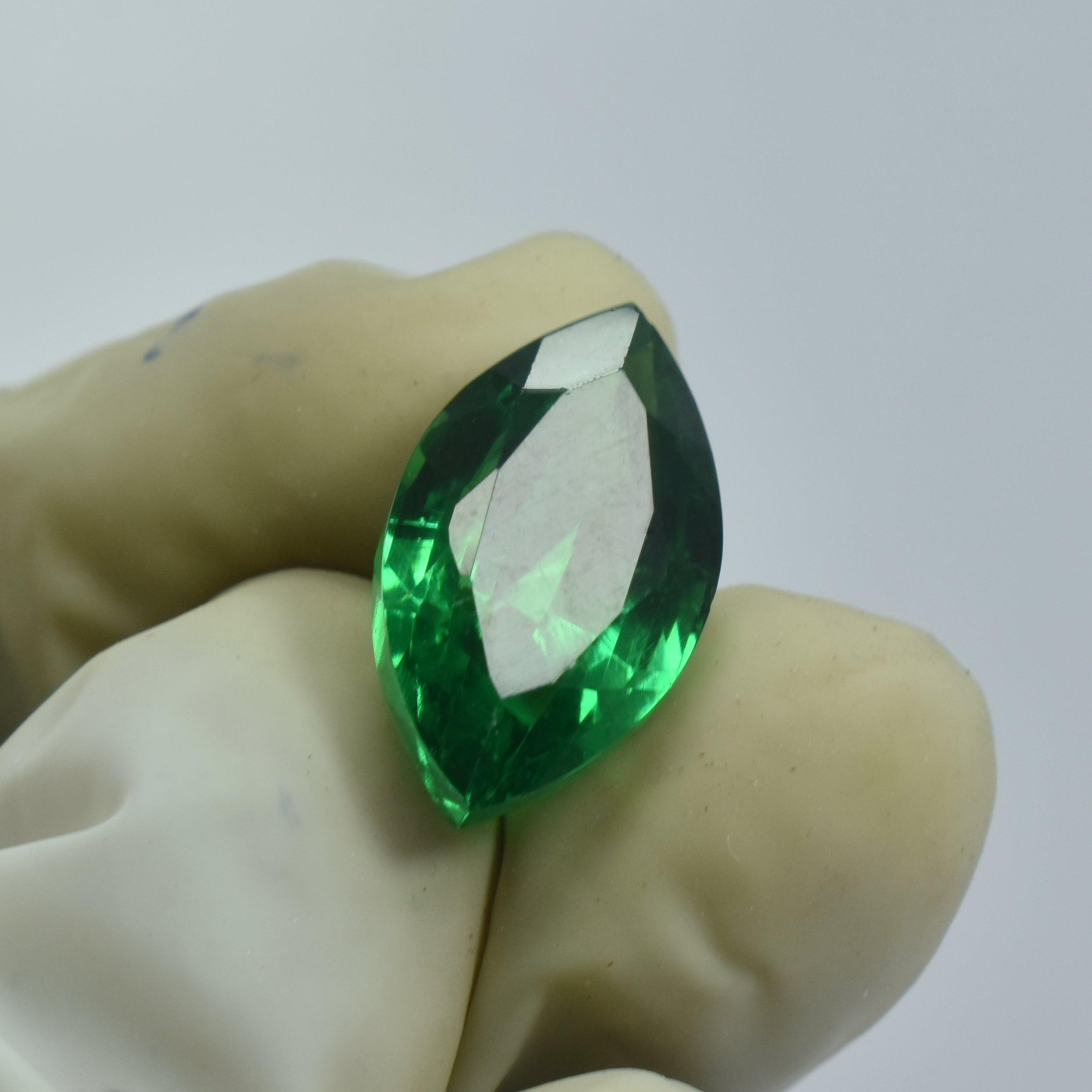 10.80 Ct Garnet Natural Tsavorite Green Garnet Marquise Shape Certified Loose Gemstone Pendant Making Gem