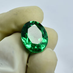 Certified Tsavorite Garnet 10.80 Ct Natural Green Garnet Oval Shape Ring Size Loose Gemstone